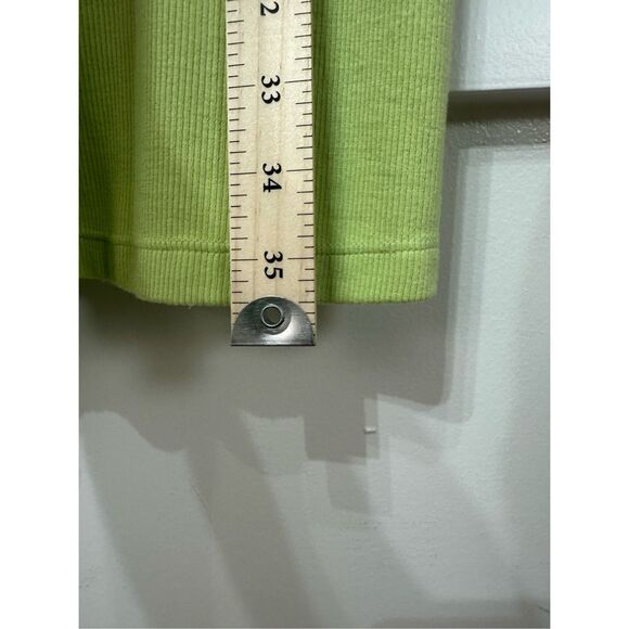 NWT Spiritual Gangster Key Lime Remi Rib Cami Tank Bodycon Mini Dress Women's L - Picture 8 of 9